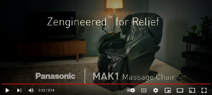 Panasonic MAK1 Massage Chair with Real Pro Ultra™ 4D Massage Mechanism.mp4