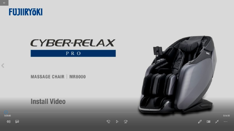 Install Video - FUJIIRYOKI Massage Chair MR8000 CYBER-RELAX PRO.mp4